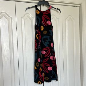 Sleeveless dress. Black and multi color. Size XS. From Macys. Like new!
